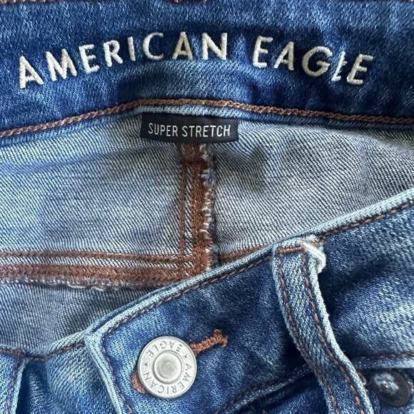 American Eagle Outfitters Super Stretch Super High Rise Jeggings 4 Short - Picture 7 of 8